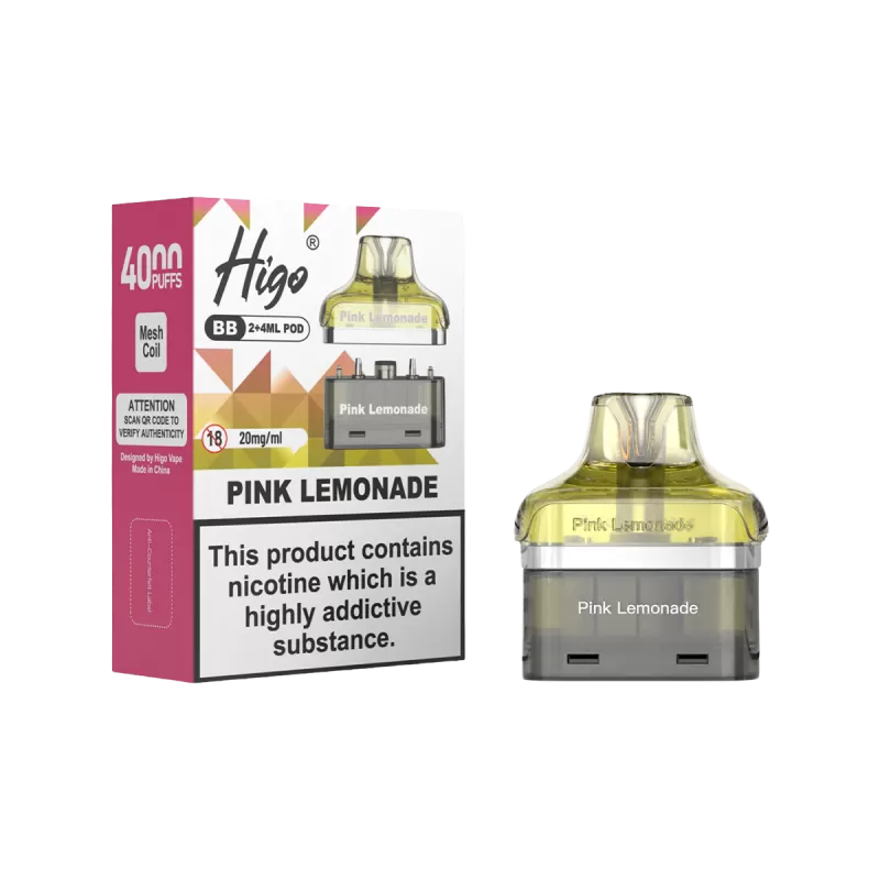 Higo BB 4000 Refill Pack - Strawberry Cherry Cranberry - Vapeshop Co - Image 3