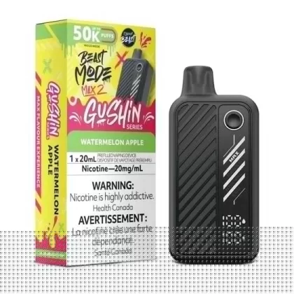 Flavour Beast Beast Mode Max 2 Disposable – Gushin Watermelon Apple