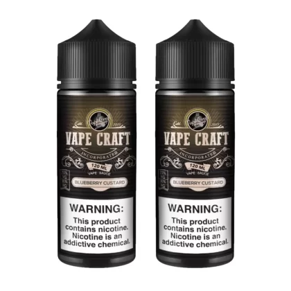 Vape Craft Blueberry Custard 2 Bottle Bundle - Vape Product, Vape Product (B5EBF0)