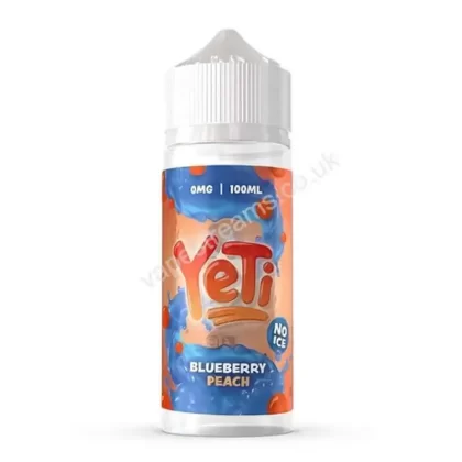 YeTi Defrosted Blueberry Peach E-Liquid Shortfill - Vapestreams Co