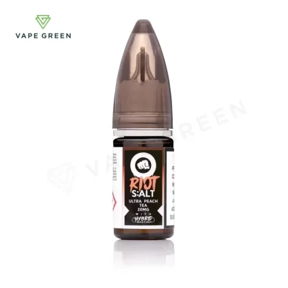 Ultra Peach Tea Hybrid Nic Salt E-Liquid by Riot Squad Black Edition
