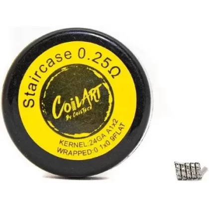 Coilart Premade Staircase Coils 0.25Ω 10pcs