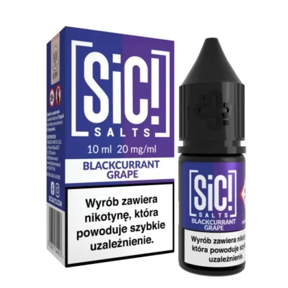 Liquid SIC! Salts Duplex 10ml 20mg Blackcurrant Grape