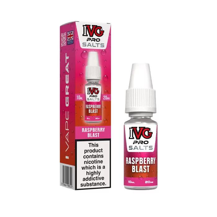 Raspberry Blast Nic Salt E-Liquid by IVG Pro