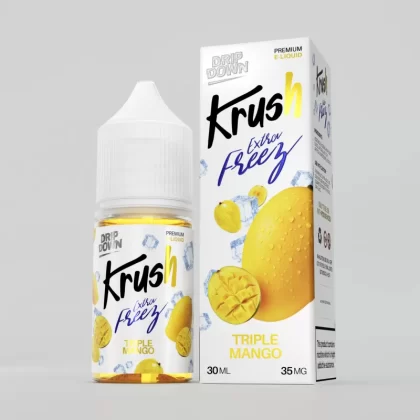 Drip Down Krush Extra Freeze – Triple Mango 30ml (35/55 Mg) - Vapebar Pk