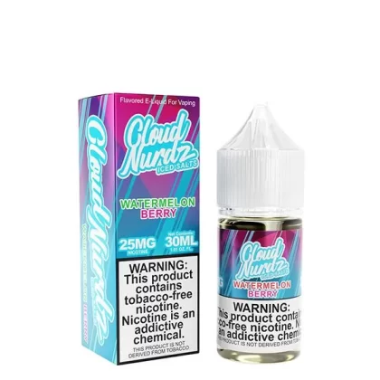 Iced Watermelon Berry by Cloud Nurdz TFN Salts 30mL - 50MG