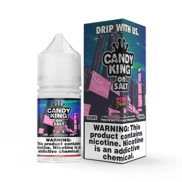 Candy King on Salt Pink Squares eJuice - Vape Product; Vape Product, Vape Product (9B64E2)