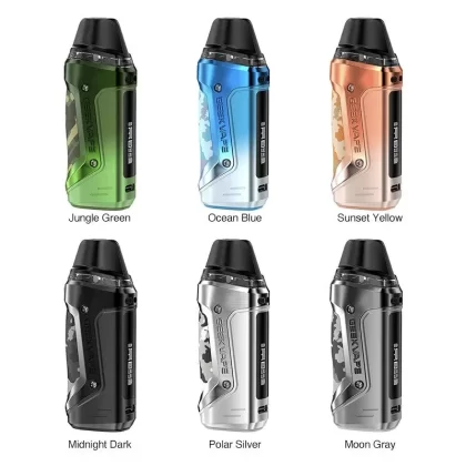 GeekVape AN 2 (Aegis Nano 2) Kit - Color#Polar Silver>Sunset Yellow>Jungle Green>Ocean Blue
