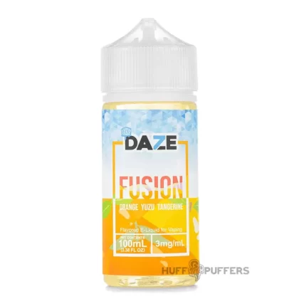 Daze Fusion – Orange Yuzu Tangerine Iced 100mL - Nicotine Strength#0mg>3mg>6mg