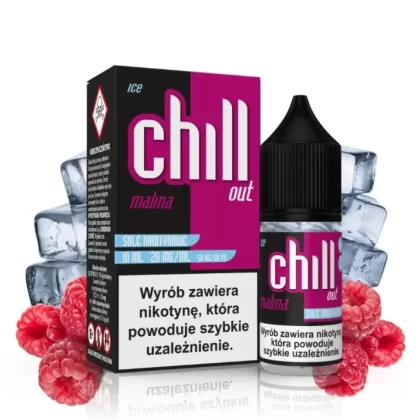 Liquid Chill Out Salt 20mg 10ml Malina Ice