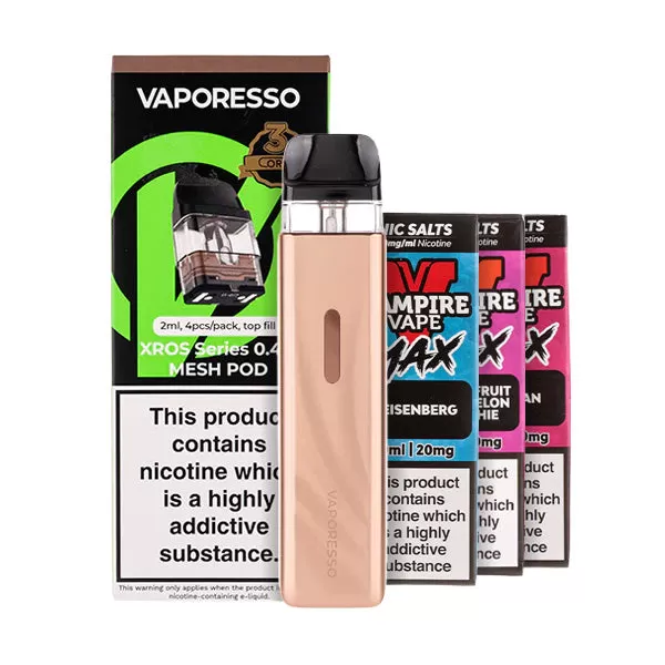 Vaporesso XROS 6 Mini Pod Kit Bundle - Black / 1.0ohm - Image 2