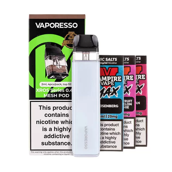 Vaporesso XROS 6 Mini Pod Kit Bundle - Black / 1.0ohm - Image 3