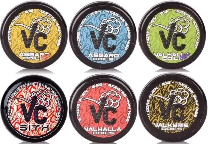 Vaperz Cloud Handmade Coils - Type#Valhalla Mini>Valhalla>Valkyrie>Asgard Mini>Asgard>Sith (D27544)