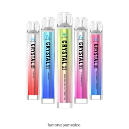 Fumot Crystal Vaporizador desechable de 2 ml (juego de 3 piezas) – compatible con 600 tpd hielo exuberante H0XPTX383 Fumot Sabores - Fumotvapemexico