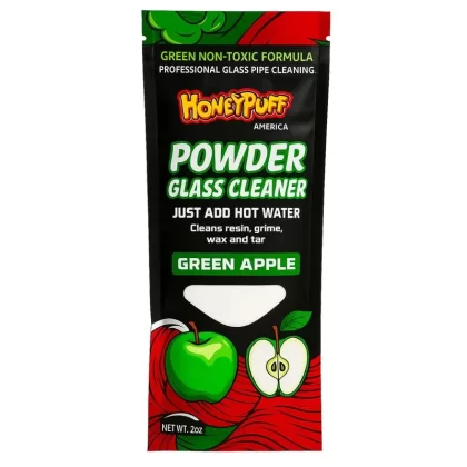 Honey Puff Powder Glass Cleaner Green Apple Flavour