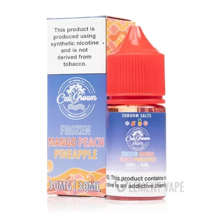 Frozen Mango Peach Pineapple Synthetic – Cali Grown Salts – 30mL