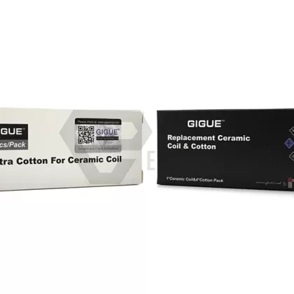 Gigue Replacement Ceramic Coil & Cotton (Discontinued)