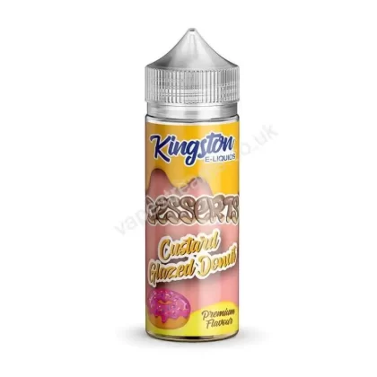 Custard Glazed Donut E-Liquid Shortfill by Kingston Desserts - Vapestreams Co
