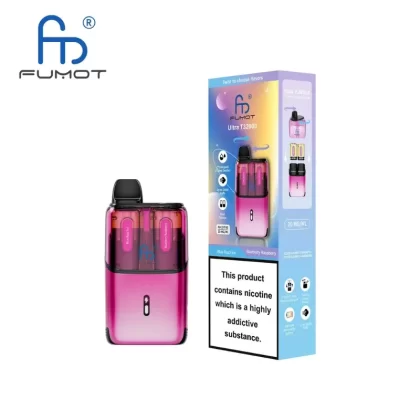 RandM Fumot T32000 Ultra Prefilled Pod Kit - Nicotine Strength#20mg~Flavour#Blue Razz Ice / Blueberry Raspberry>Cherry Ice / Blueberry Cherry Cranberry>Triple Mango / Juicy Peach>Blue Razz L