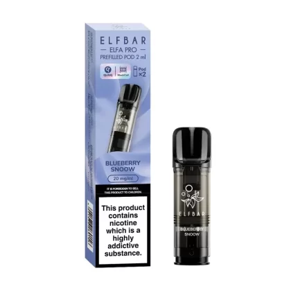 Elf Bar ELFA Pro Blueberry Snoow Pods (2 Pack) - Strength#20mg (5CC08A)