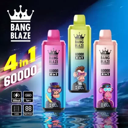 Bang Blaze 4 in 1 60000 – 60K Puffs 56ml E-liquid 650mAh Disposable Vape - Flamevape