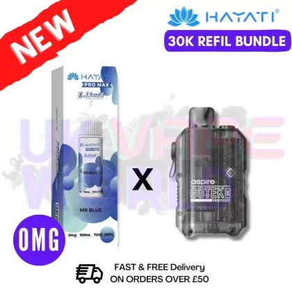 Mr Blue Hayati 30K Puff Zero Nicotine Vape Kit