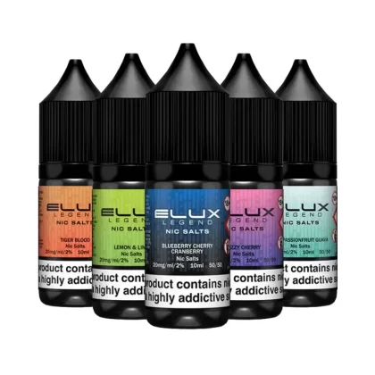 ELUX Legend Nic Salt E-Liquid - Pack of 10 - Strawberry Ice / 20mg