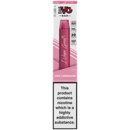 IVG Disposable Air Bar Plus- Pink Lemonade