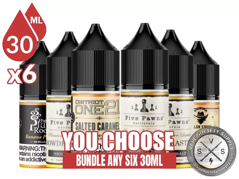 Five Pawns Salt Bundle 6x30ml (180ml)