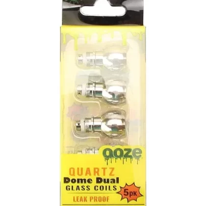 Ooze Domed Dual Quartz Replacement Coils (5-Pack)