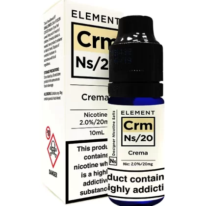 Element Cream Nic Salt E-Liquid - 10mg