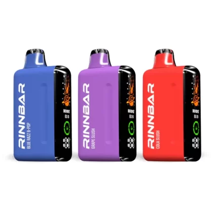 Rinnbar 50K Disposable - Blue Razz B-Pop, Cola Slush