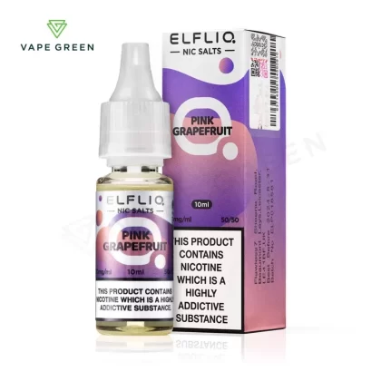 Pink Grapefruit Nic Salt E-Liquid by Elf Bar Elfliq - Eliquidsupply