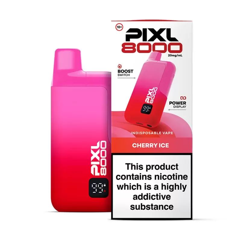 Pixl 8000 Prefilled Pod Kit Cherry Ice - Vape Store