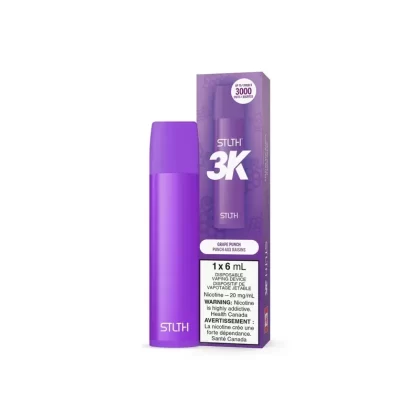 STLTH 3K Disposable Vape – Grape Punch