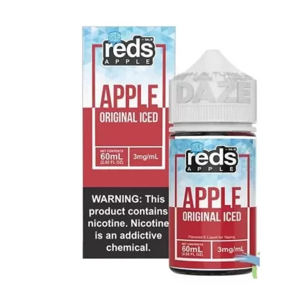 Original Iced E-Liquid by 7 Daze Reds Apple - Ecigpremium
