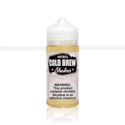 STRAWBERI & CREAM E LIQUID BY NITROS COLD BREW SHAKES 100ML 70VG