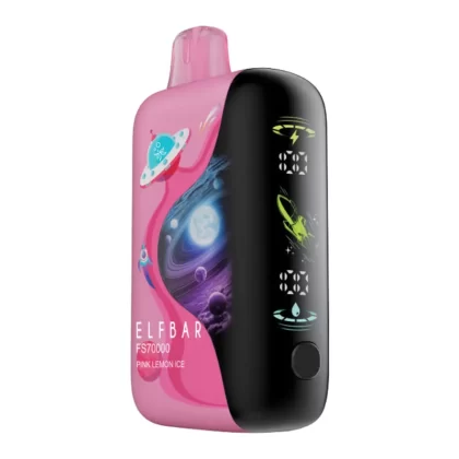 Elf Bar FS70K Disposable Vape Device - Pink Lemon Ice 20ml - 20mg/ml