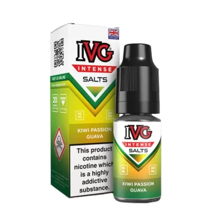 Kiwi Passion Guava Nic Salts E-Liquid Intense Salts Series by IVG (10ml) - 10mg