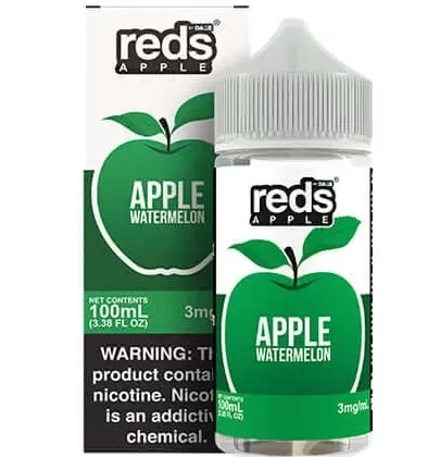Reds Apple – Watermelon – 100ml - Options#100ml - 3mg>100ml - 6mg (4DB9C2)