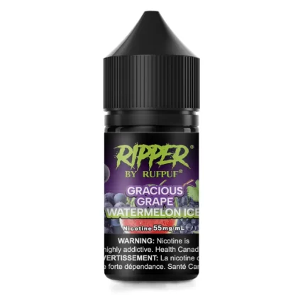 Rufpuf Ripper Salt-Gracious Grape Watermelon Ice 30ml (35,55mg) - Vapebar Pk