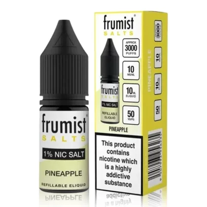 PIneapple By Frumist Salts 10ml - Nicotine Strength#10mg (Salt)>20mg (Salt) (DD05AC)