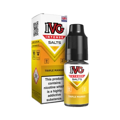 IVG Intense Triple Mango Saltnic Vape Juice - 10mg