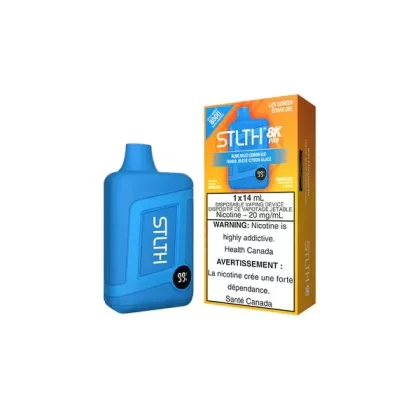 Stlth 8K Pro Disposable Vape – Blue Razz Lemon Ice - Eliquidsupply