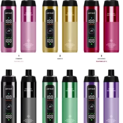 Air Bar - E-Shisha Rechargeable Disposable Vape 15,000 Puffs - 3 mg / Double Apple