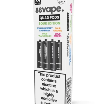 88Vape Quad Sour Edition Pods (x4)