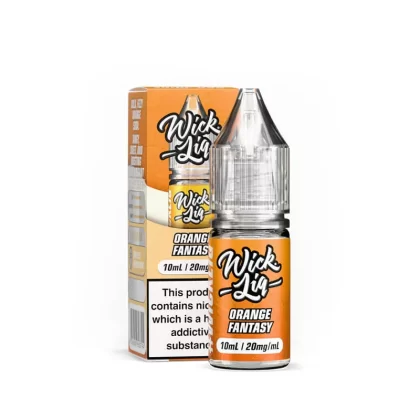 Wick Liq Bar Juice Orange Fantasy 10ml Nic Salts E-Liquid - 20mg