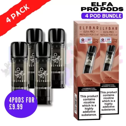 Cola ELFA Pro Pods – Pack Of 4 PODS