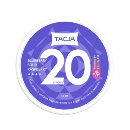 Elf Bar TACJA Nicotine Pouches Mellow Blueberry Sour Raspberry