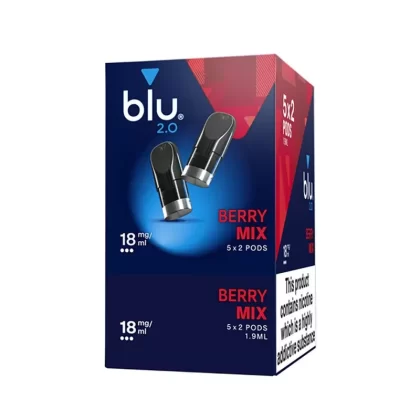 Blu 2.0 Berry Mix E Liquid Pods – 5 Boxes - Nicotine Strength#18mg>9mg (1954F4) (1954F4)
